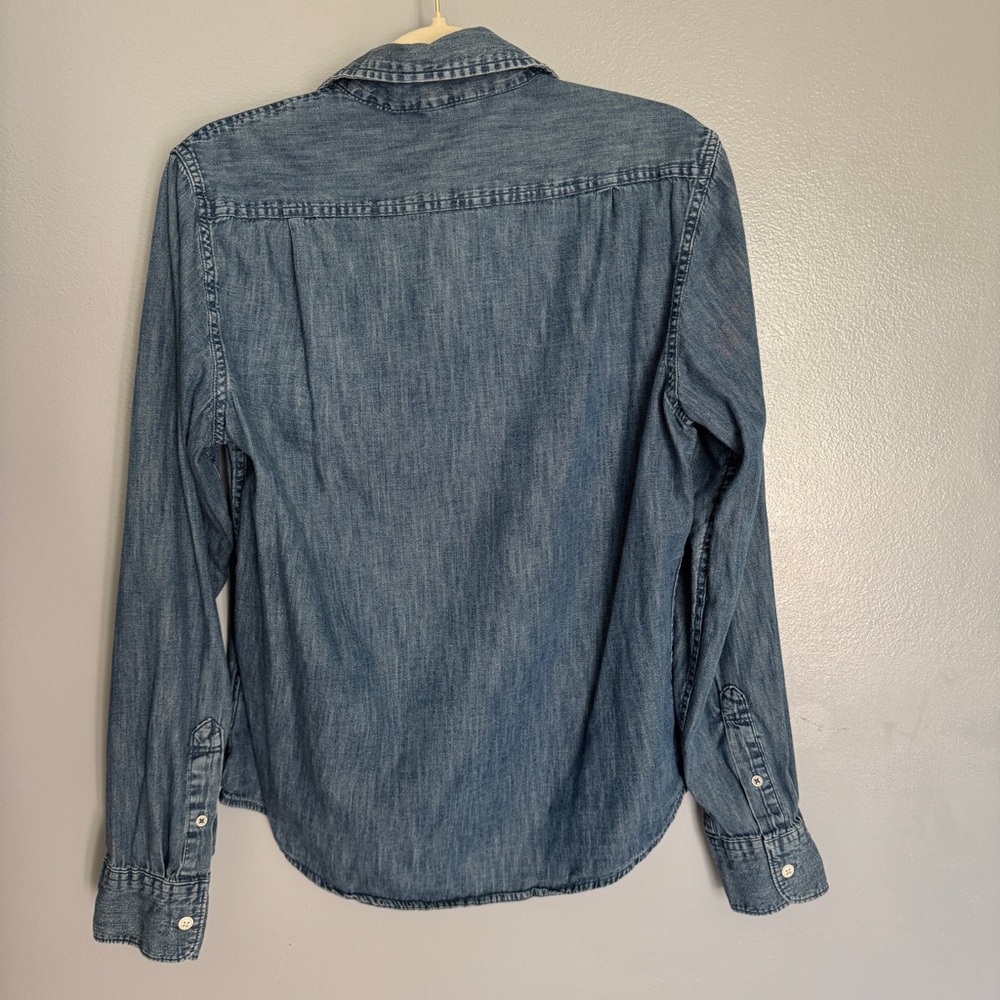 Izod Indigo Denim Button Down - Picture 2 of 6